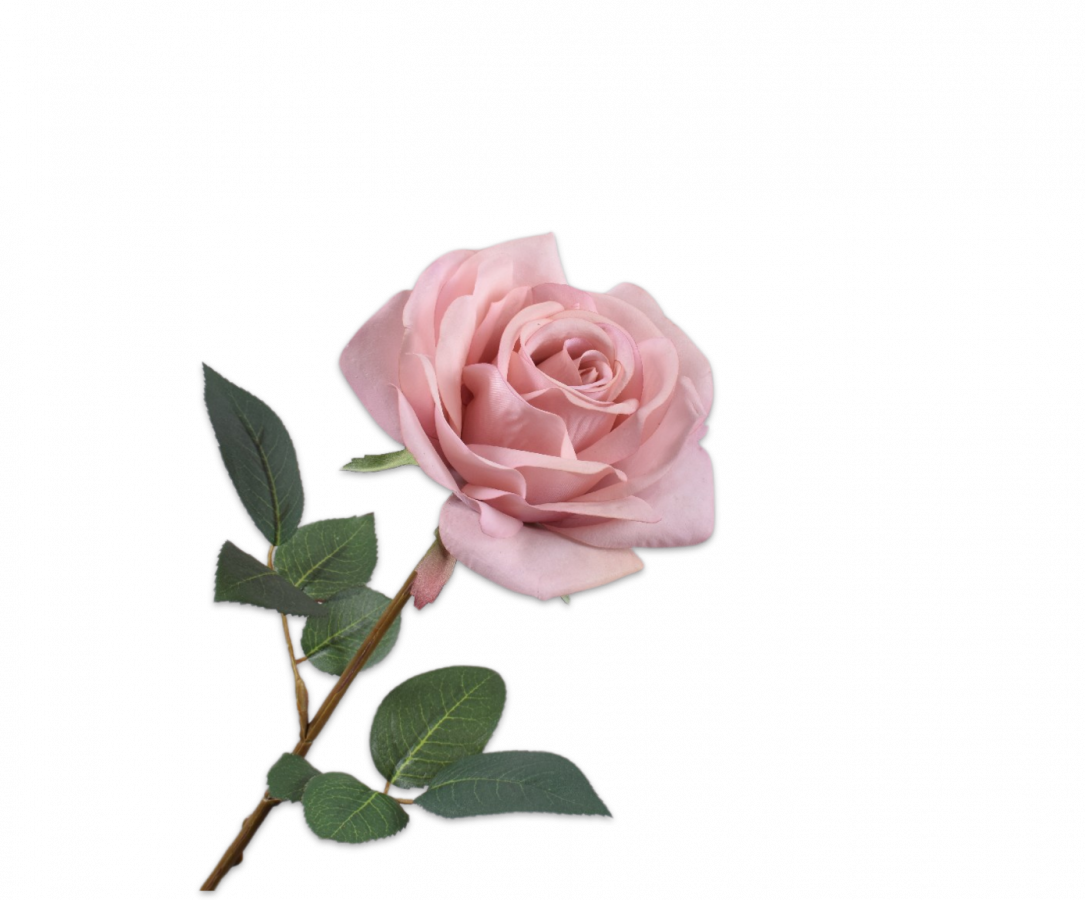 Roos steel roze 68 cm Silk-ka