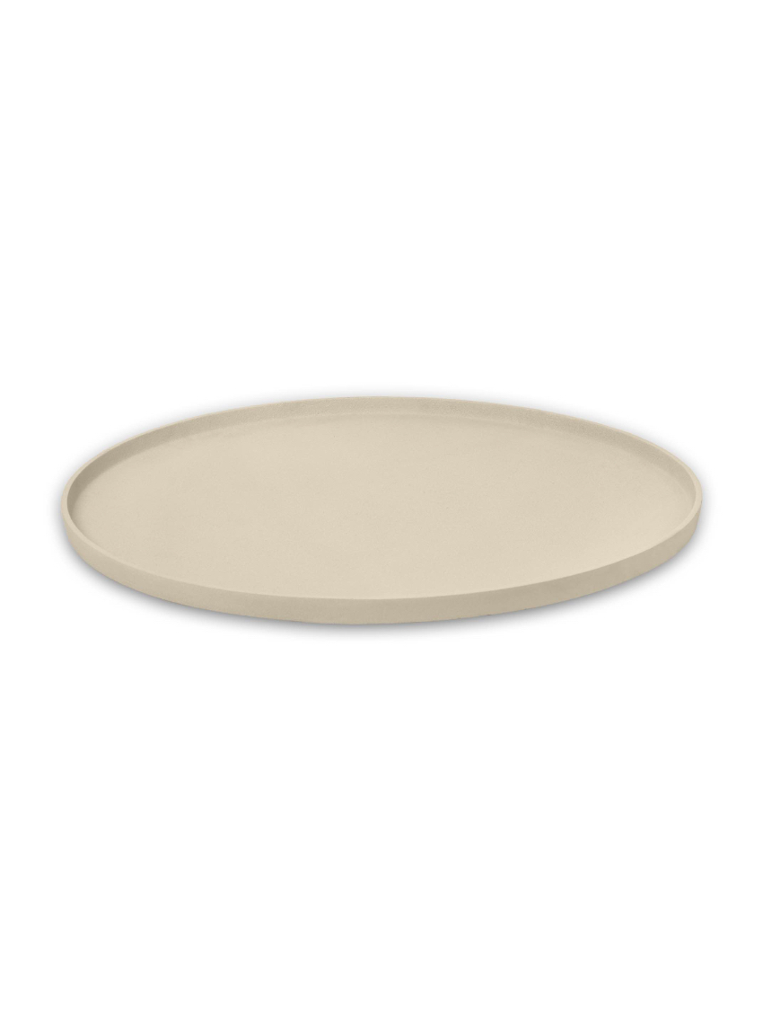 Dienblad rond beige Ø60 cm - Afbeelding 2