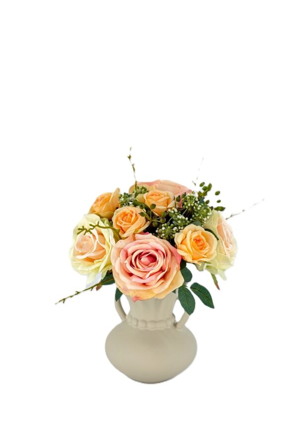 Zijden rozen boeketje Mila