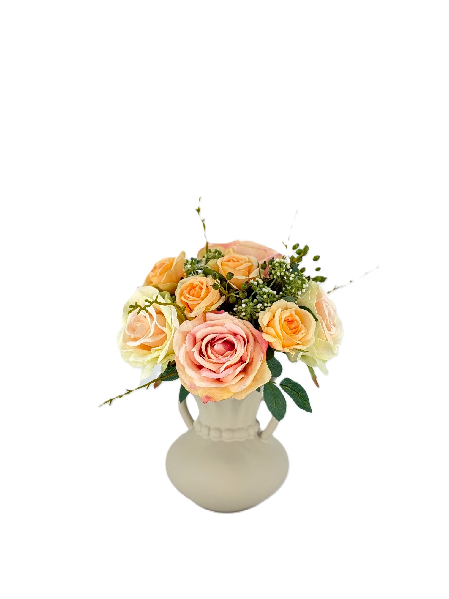 Zijden rozen boeketje Mila