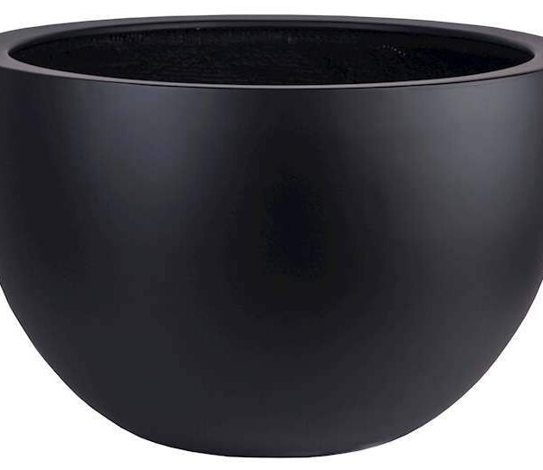 Bloempot schaal Louise zwart doorsnede 60 cm VTW