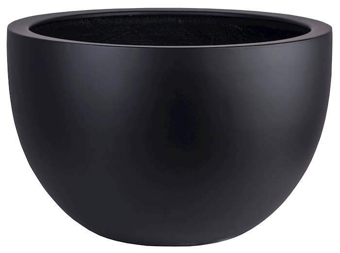 Bloempot schaal Louise zwart doorsnede 60 cm VTW