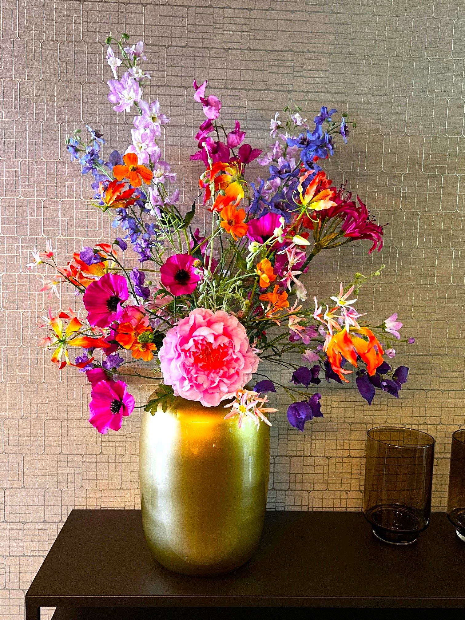 Zijdenbloemen boeket Ester - Afbeelding 2