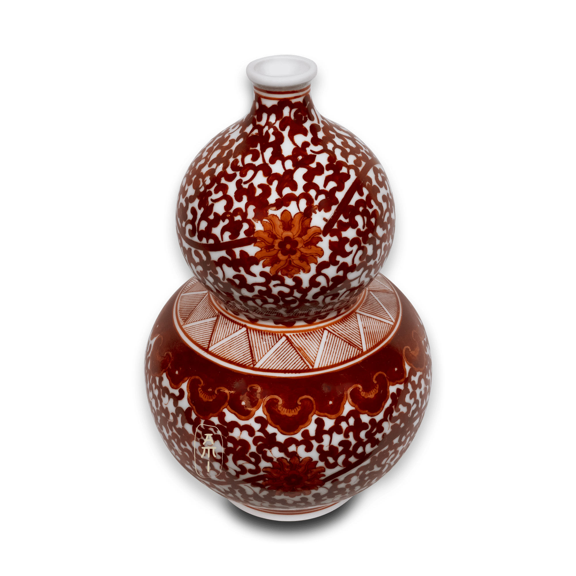 rose flower vaas -H35 - Afbeelding 3