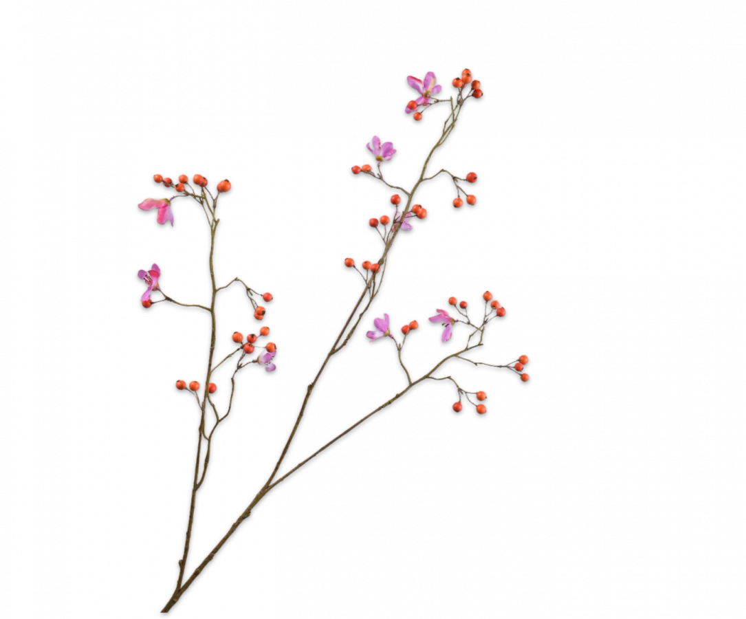 Silk ka bessentak oranje roze 92 cm