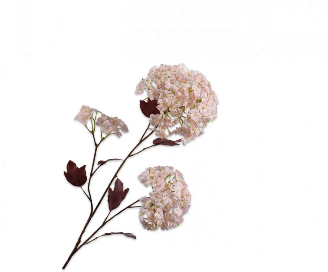 Sneeuwbal tak perzik 69 cm Silk-ka