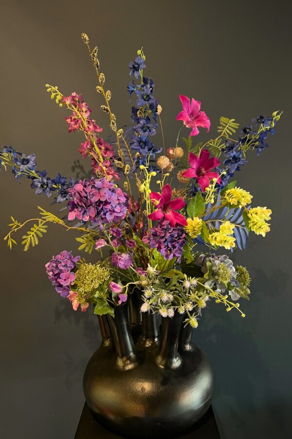 Zijdenbloemen boeket Sofie voor in de toetervaas
