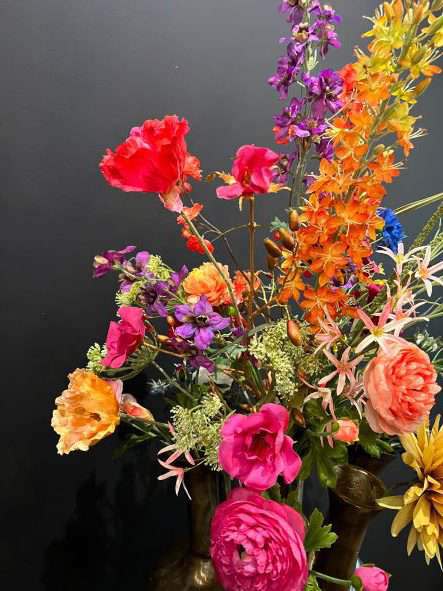 Zijdenbloemen boeket Sharon voor in de toetervaas - Afbeelding 4