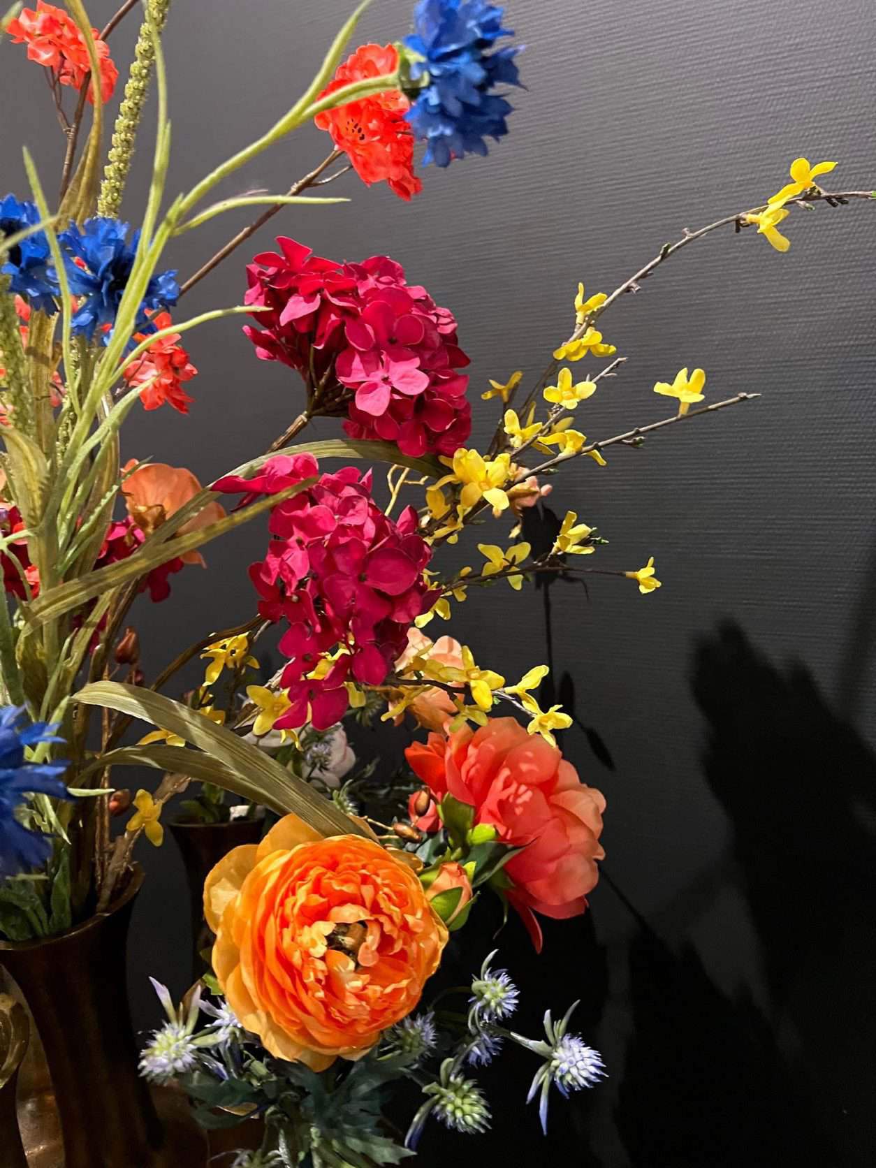 Zijdenbloemen boeket Sharon voor in de toetervaas - Afbeelding 5