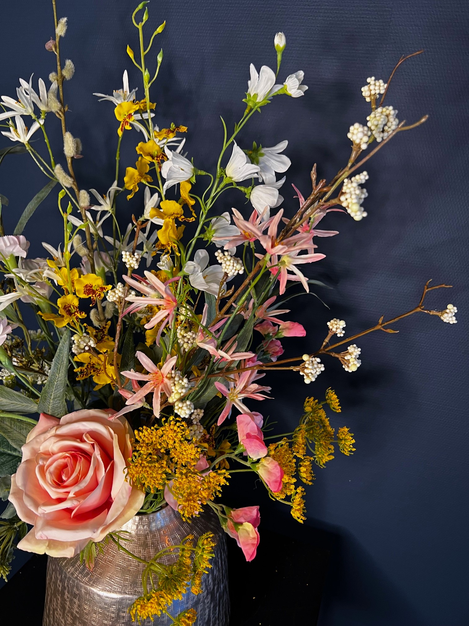 Zijde boeketje Doris - Afbeelding 3