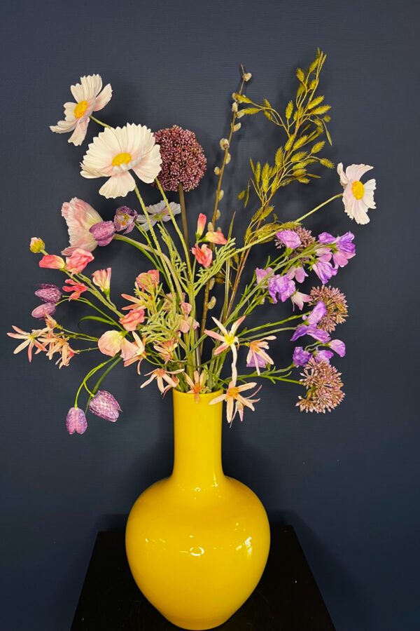 Zijden plukboeket Roos