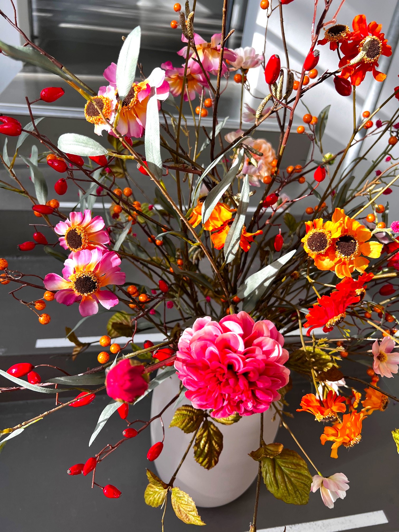 Zijdenboeket Evi - Afbeelding 2