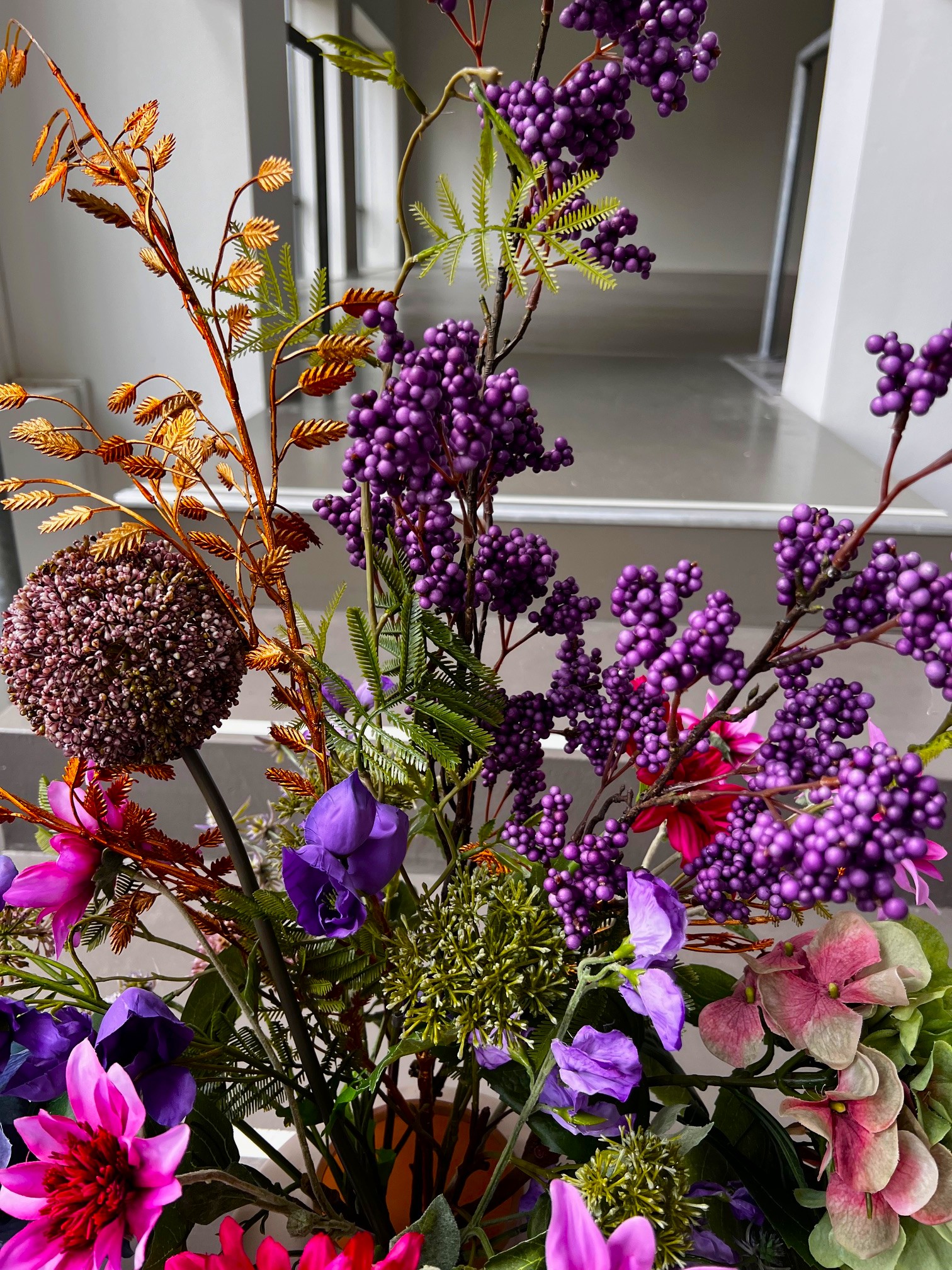 Kunstbloemen plukboeket Eva - Afbeelding 4