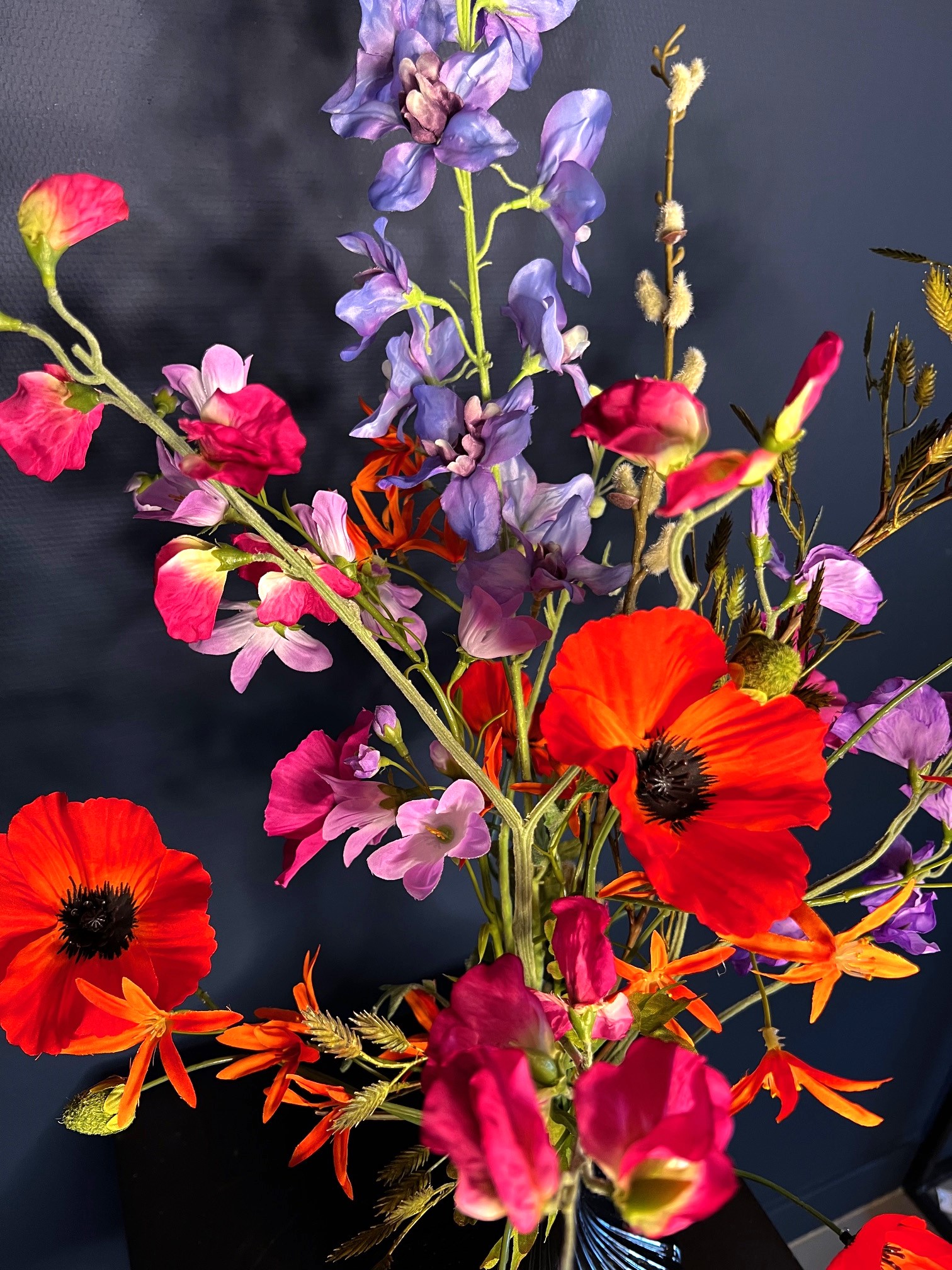 Zijde bloemen boeket Cato - Afbeelding 2