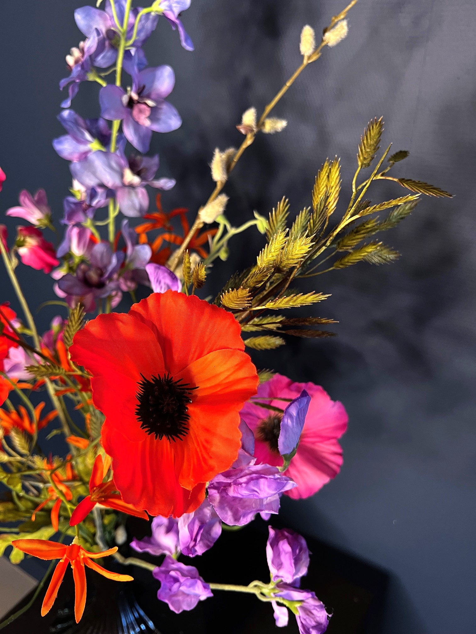 Zijde bloemen boeket Cato - Afbeelding 3