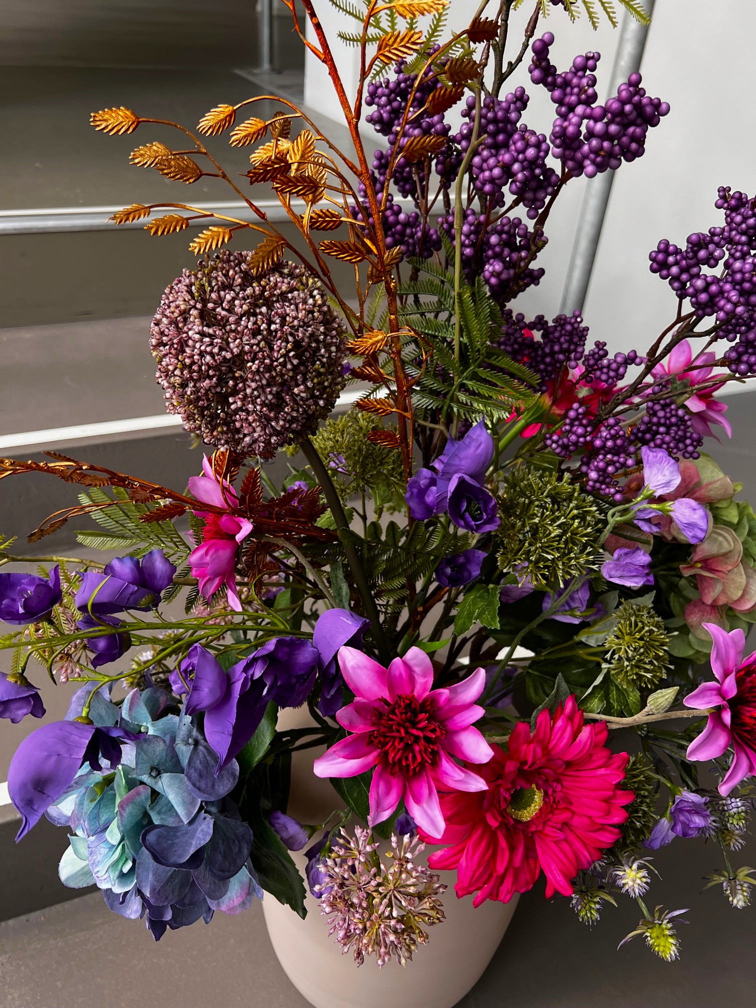 Kunstbloemen plukboeket Eva - Afbeelding 5