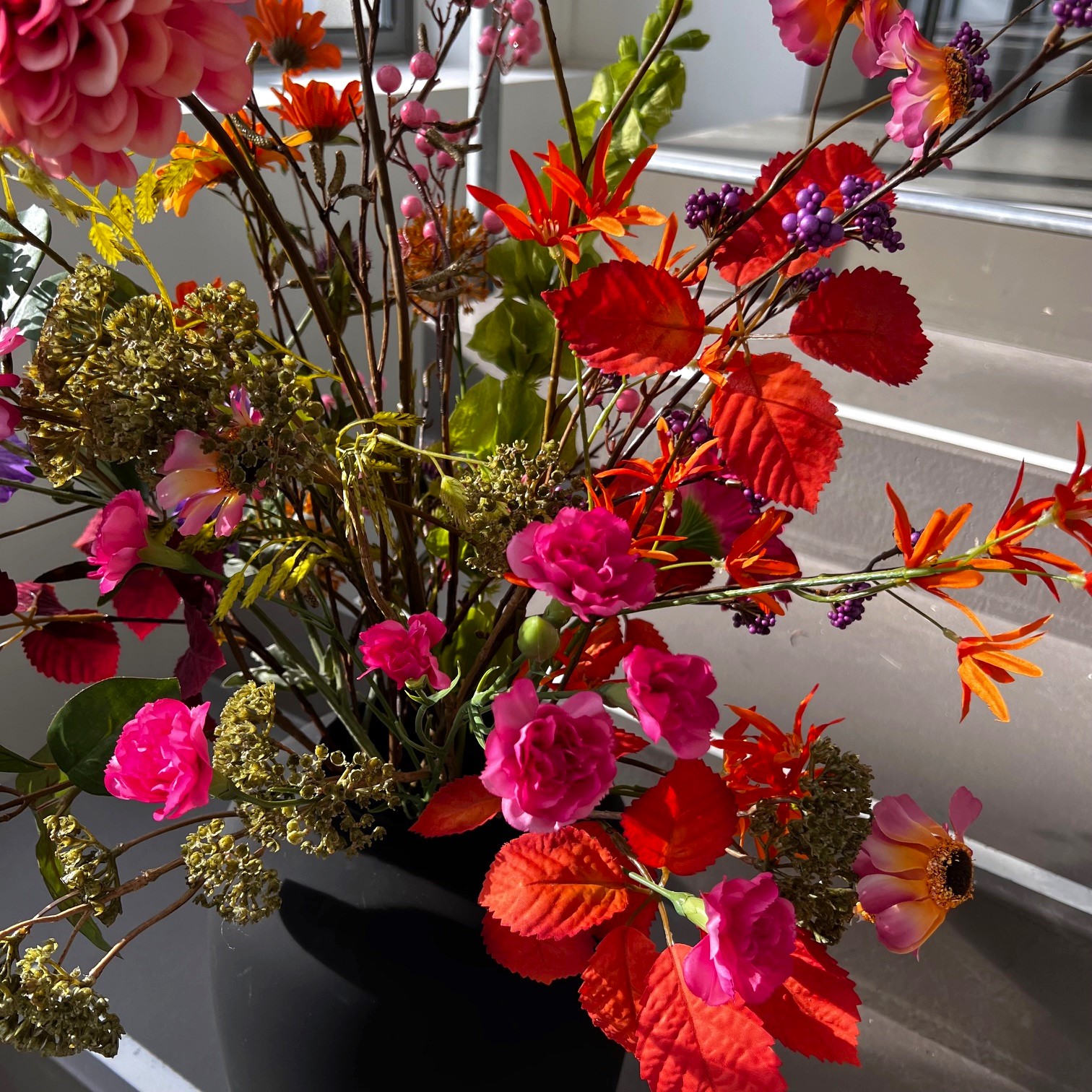 Zijdebloemen boeket Eef - Afbeelding 3