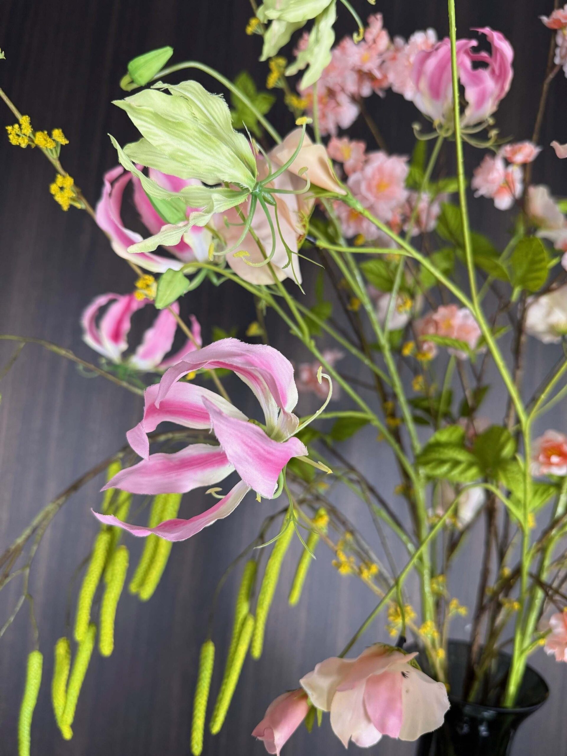 Groot zijdenbloemen boeket Belle - Afbeelding 3