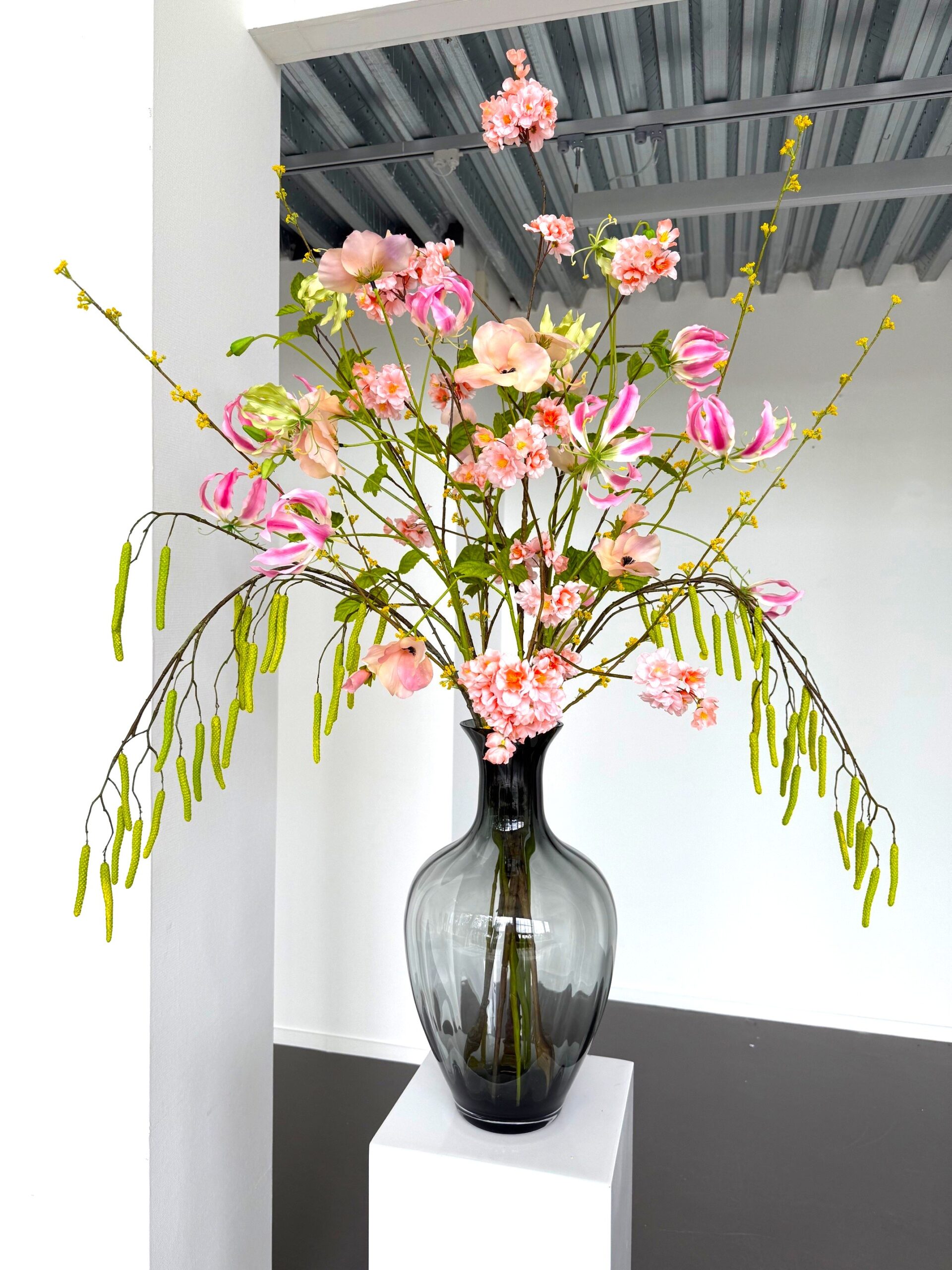 Groot zijdenbloemen boeket Belle - Afbeelding 5