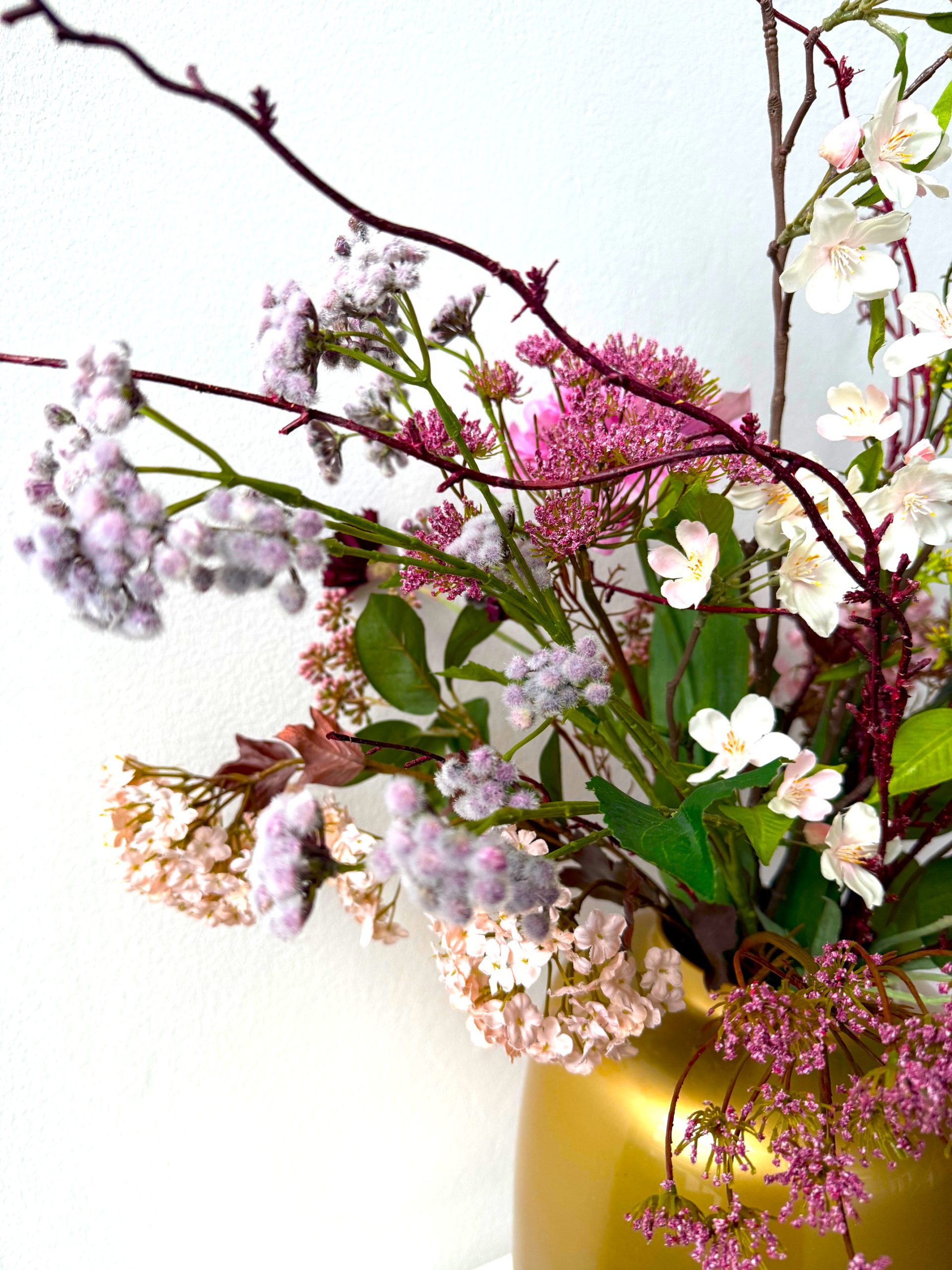 Zijdenbloemen plukboeket Linde - Afbeelding 4