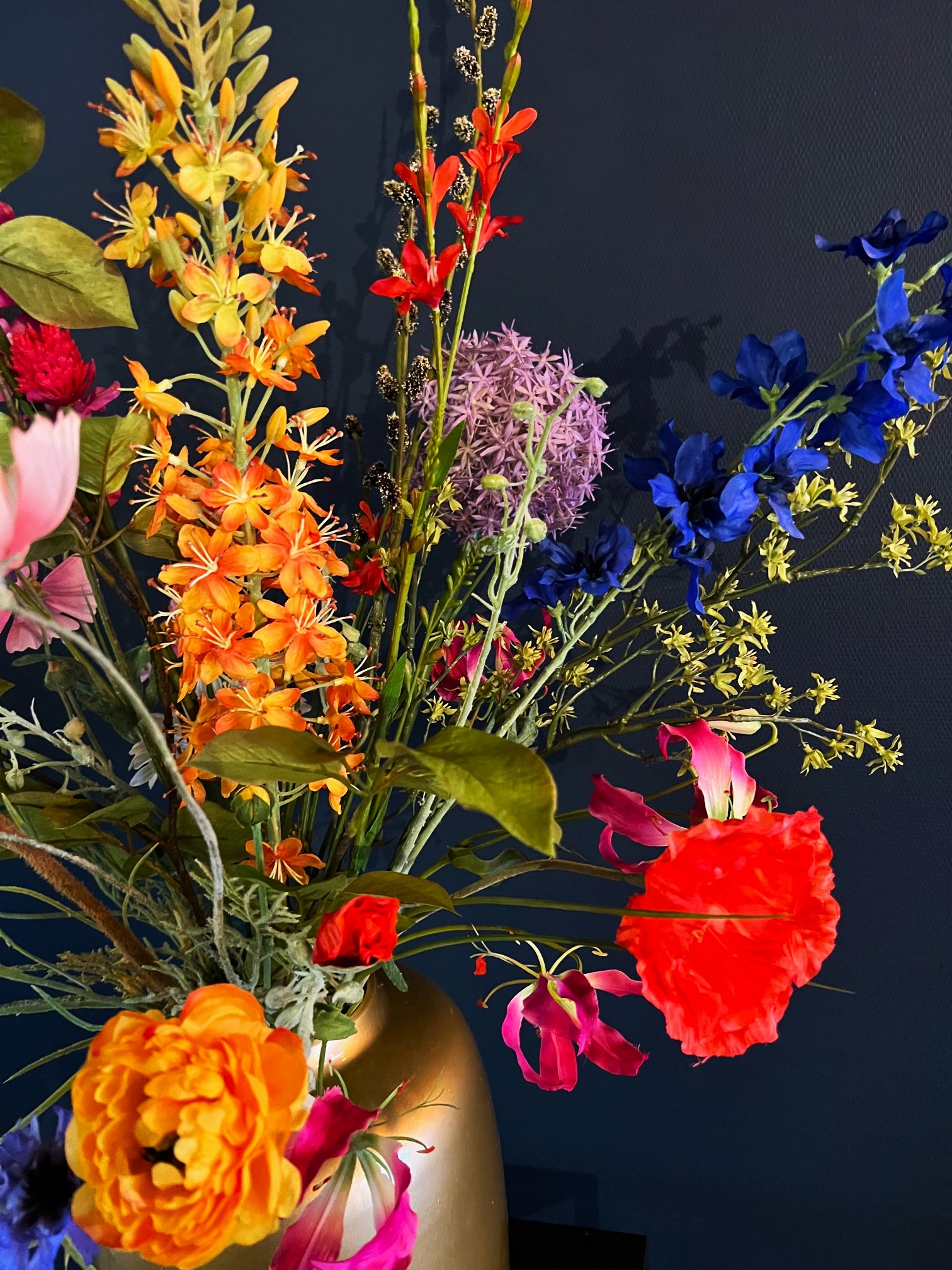 Zijdenbloemen boeket Lydia - Afbeelding 4