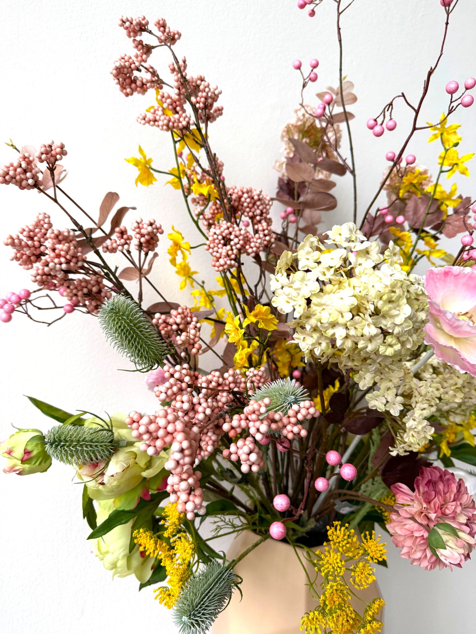 Groot zijdebloemen boeket Teddy - Afbeelding 3