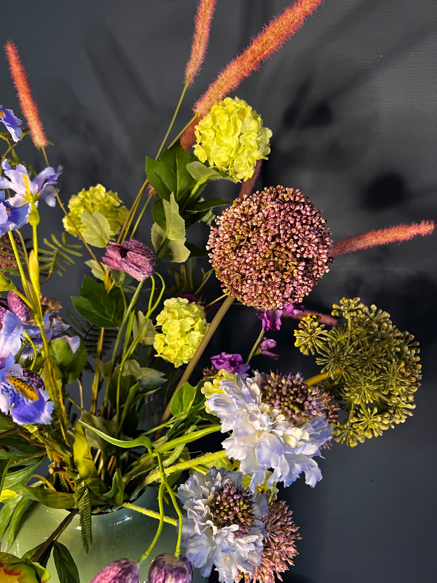 Zijdenbloemenboeket Jet - Afbeelding 2