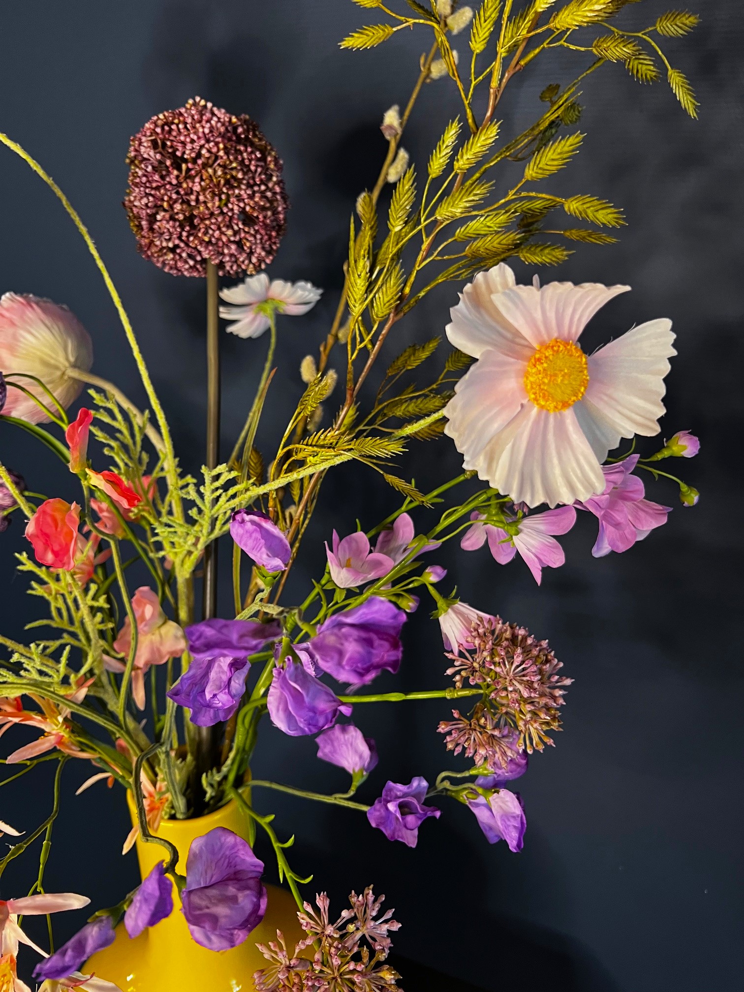 Zijden plukboeket Roos - Afbeelding 3