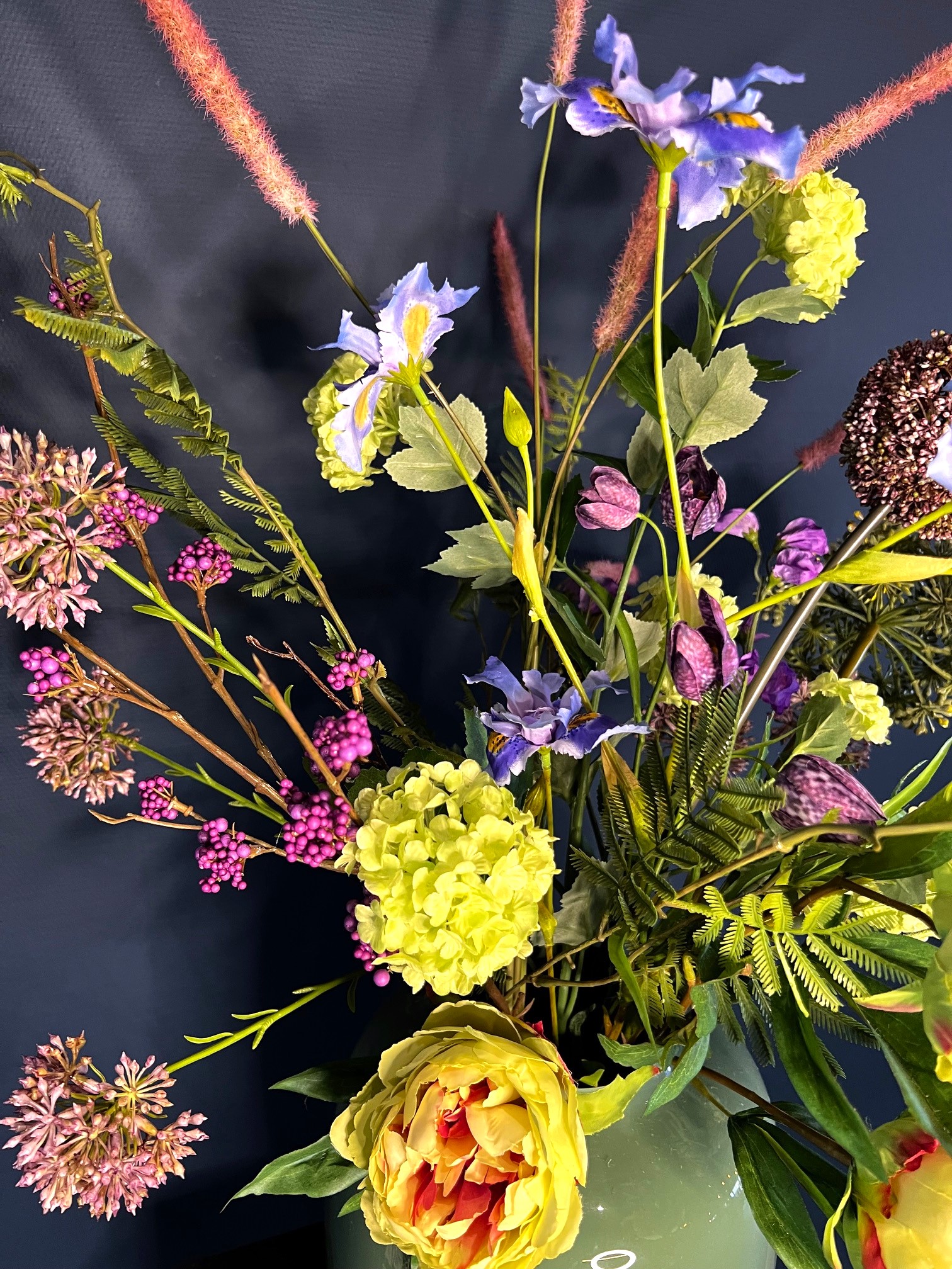 Zijdenbloemenboeket Jet - Afbeelding 3