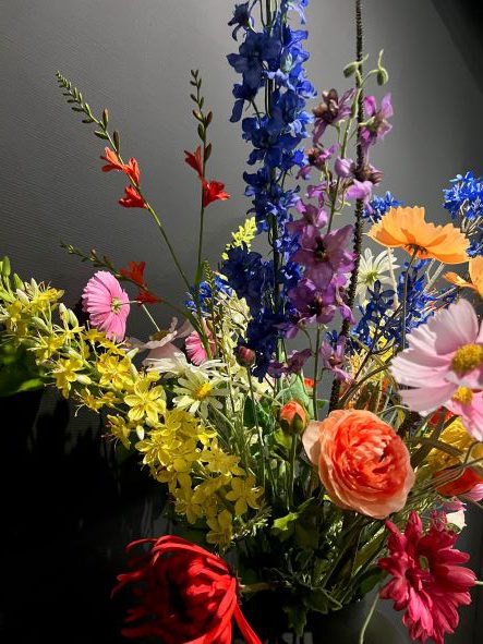 Zijden veldbloemen boeket Lilian groot - Afbeelding 7