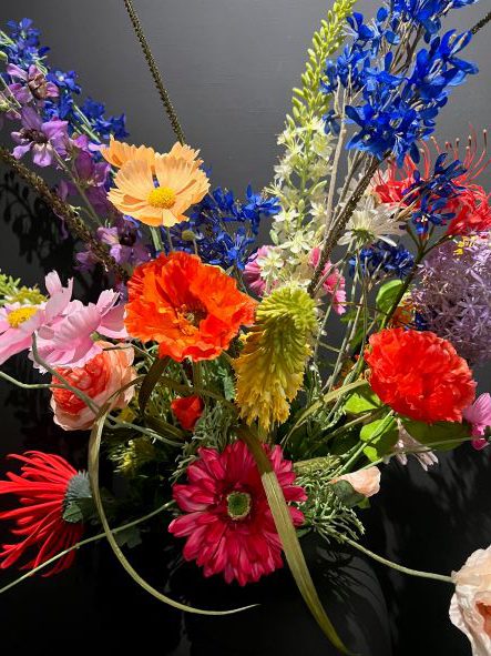 Zijden veldbloemen boeket Lilian groot - Afbeelding 8