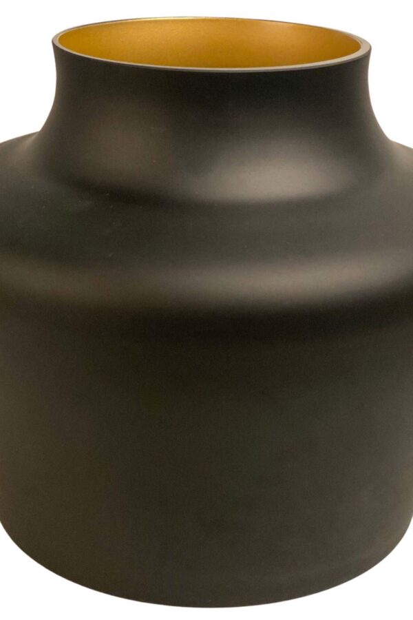 Vaas coraal mat zwart - H22