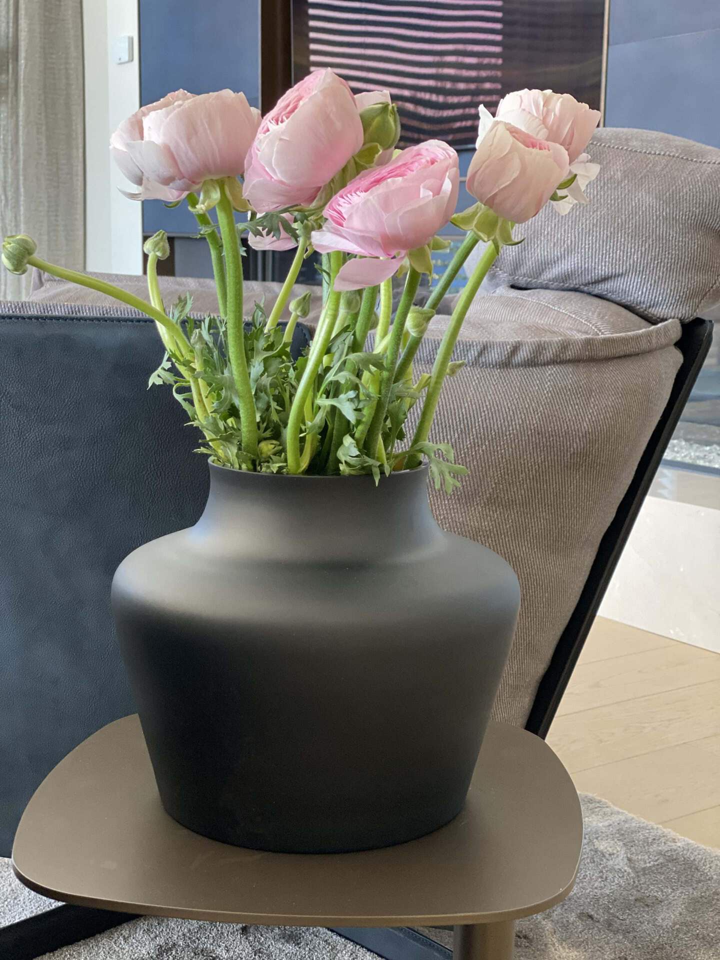 Vaas coraal mat zwart - H22 - Afbeelding 2