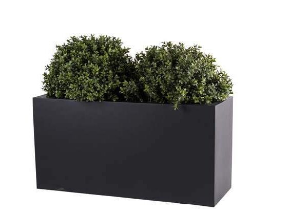 Plantenbak Indy zwart breedte 80 cm VTW