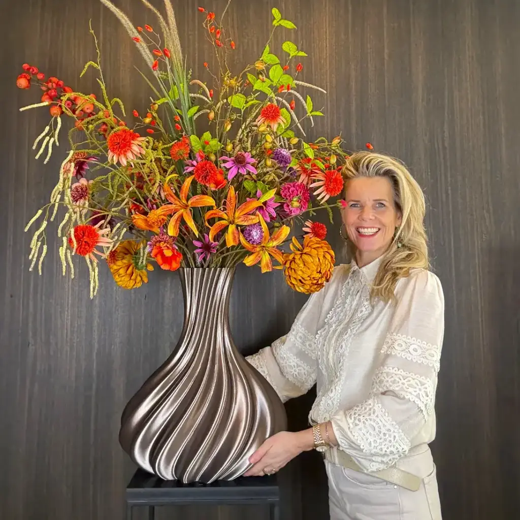 Zijden bloemen en vazen bij IDuMM Shop